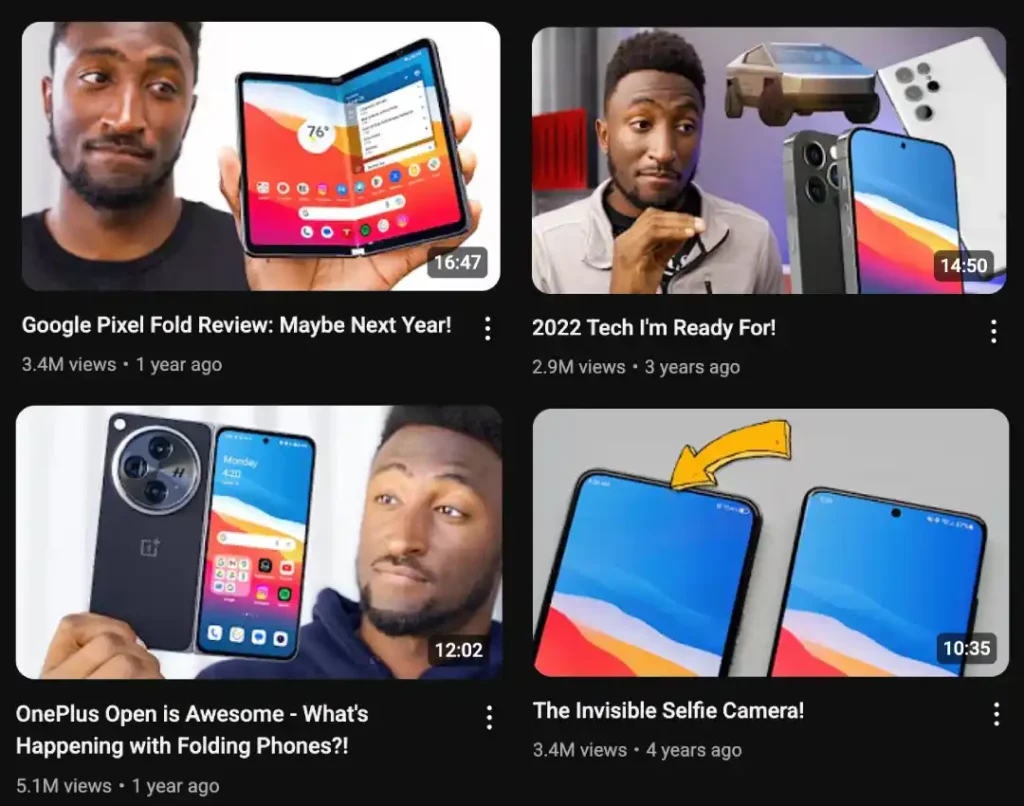 MKBHD Uses MacBook Wallpapers on his Phones