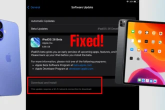This Update Requires Wi-Fi Connection Issue Fixed