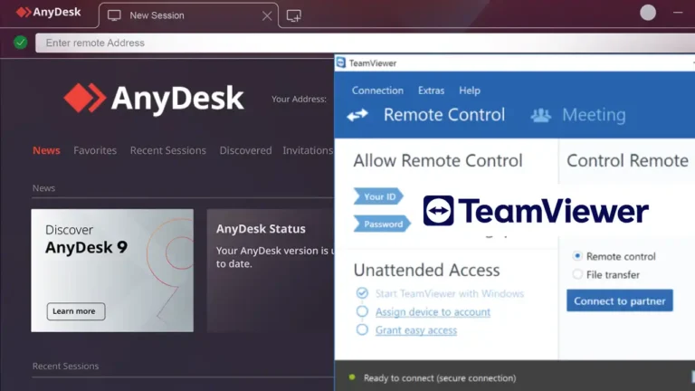 AnyDesk vs TeamViewer Remote Access Software