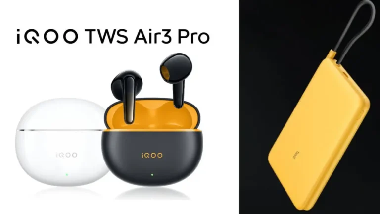 iQOO Air3 Pro Earbuds and Powerbank